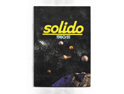 CATALOGUE SOLIDO FRANCE 1980/81