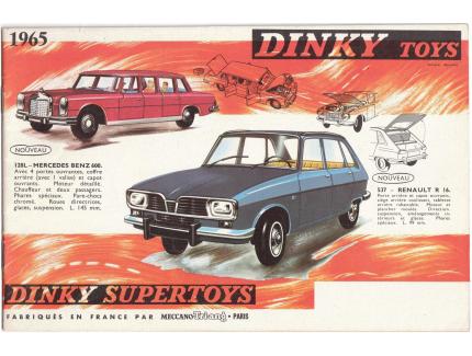 CATALOGUE DINKY TOYS 1965