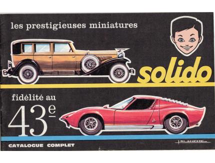 CATALOGUE SOLIDO 1968