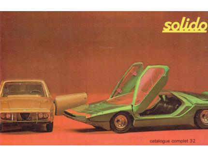 CATALOGUE SOLIDO 1972