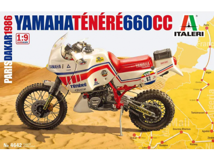 YAMAHA TENERE 660CC ITALERI 1/9°