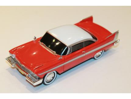 PLYMOUTH FURY ROUGE "CHRISTINE" 1958 GREENLIGHT 1/24°