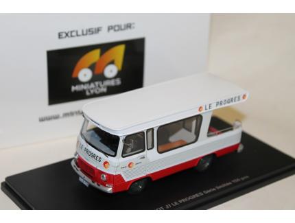 PEUGEOT J7 "LE PROGRES" 1979 MINIATURES LYON 1/43°