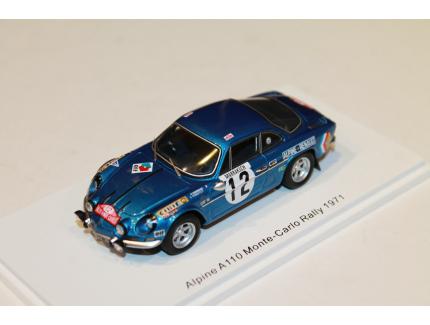 ALPINE A110 N°12 RALLYE MONTE CARLO 1971 SPARK 1/43°