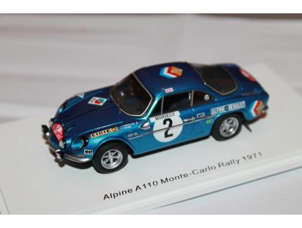 ALPINE RENAULT A110 MC1971N°2 SPARK 1/43°