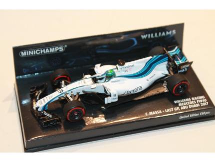 WILLIAMS RACING FW40 MASSA F1 2017 MINICHAMPS 1/43