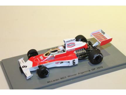 MCLAREN M23 N°6 WINNER ARGENTINE GP 1974 SPARK 1/43°