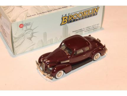 LA SALLE 5 WINDOW COUPE MARRON 1939 BROOKLIN 1/43°