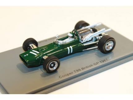 COOPER T86 N°11 BRITISH GP 1967 SPARK 1/43°