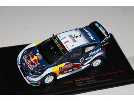 FORD FIESTA WRC RALLY AUSTRALIA 2018 N°1 IXO 1/43