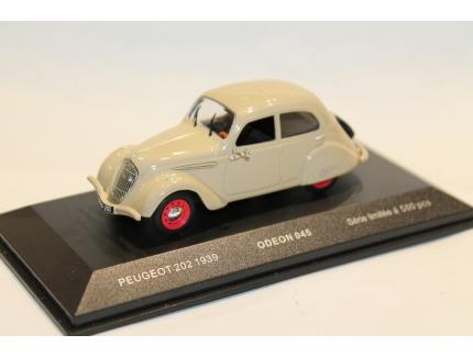 PEUGEOT 202 CREME 1939 ODEON 1/43°