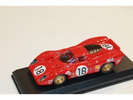 FERRARI 312 P N°18 LM 1969 BESTMODEL 1/43°