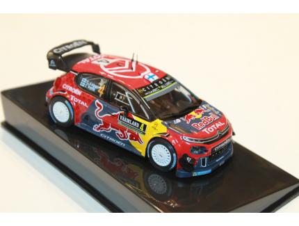 CITROEN C3 WRC VQ DU RALLYE DE SUEDE 2019 IXO 1/43°