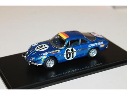 ALPINE A110 N°61 24LM 1968 SPARK 1/43°