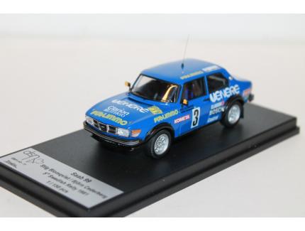 SAAB 99 N°3 5TH SWEDISH RALLY 1981 TROFEU 1/43°