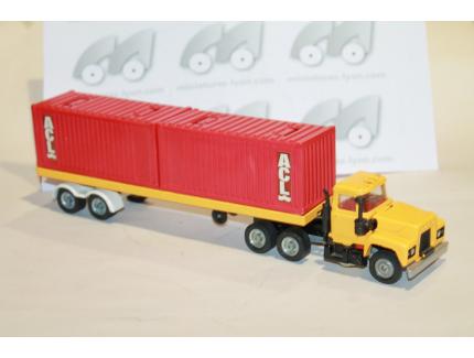 MACK CONTAINER TRUCK AND TRAILER CORGI