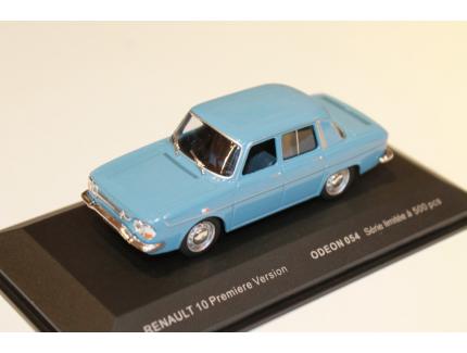 RENAULT 10 BLEU PREMIERE VERSION ODEON 1/43°