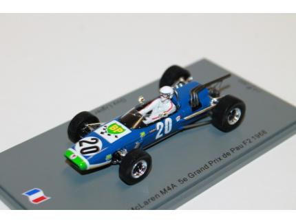 MCLAREN M4A 5EME GRAND PRIX DE PAU F2 1968 SPARK 1/43°