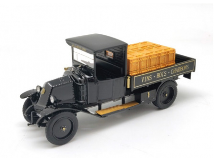 RENAULT MY 1924 "AU PETIT NOIR - VINS,BOIS ET CHARBONS" AVEC CAISSES DE VINS PERFEX 1/43°