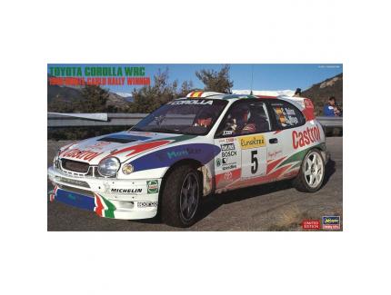 TOYOTA COROLLA WRC WINNER MONTE CARLO 1998 HASEGAWA 1/24°
