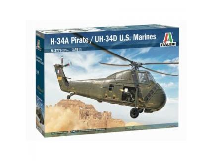 H-34A PIRATE US MARINES ITALERI 1/48°