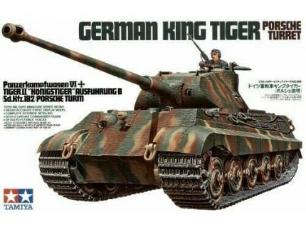 GERMAN KING TIGER "PORSCHE TURRET" TAMIYA 1/35°