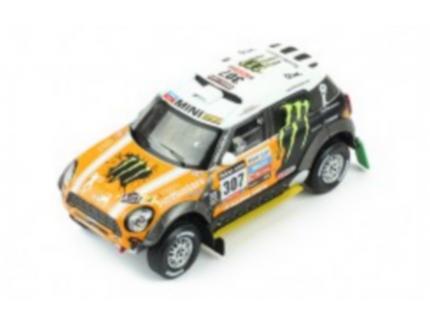 MINI COUNTRYMAN ALL4 N°307 3è DAKAR 2013 IXO 1/43°