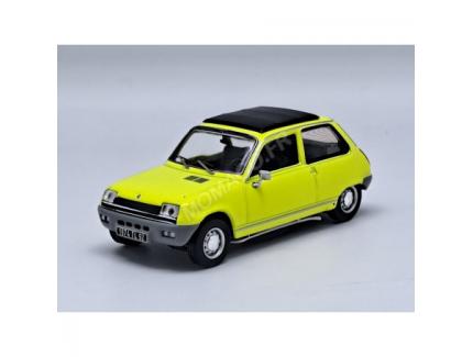 RENAULT 5 TL DECOUVRABLE JAUNE 1978 ODEON 1/43°