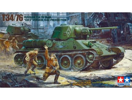 RUSSIAN T34/76 TANK "ChTZ" 1943 PRODUCTION  -  Tamiya 1/35