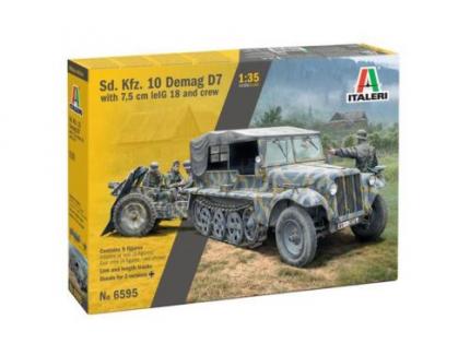 SD.KFZ 10 DEMAG D7 & 7.5 IELG 18 ITALERI 1/35°