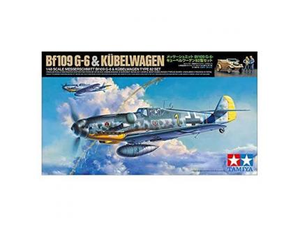 MESSERSCHMITT BF109 G-6 & KUBELWAGEN TAMIYA 1/48°