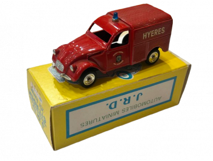 Fourgon Citroën 2CV pompier JRD 1/43° (année 80)