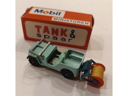Jeep avec tuyau n°7  Majorette Rail route 1/65