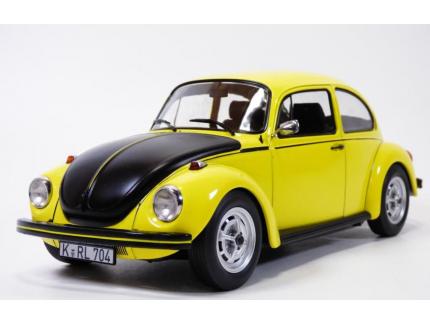 VOLKSWAGEN COCCINELLE 1303S jaune & noir NOREV 1/18