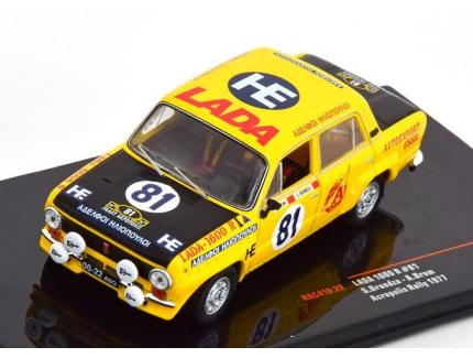 LADA 1600 R #81 S.BRUNDZA-A.BRUM ACROPOLIS RALLY 1977 IXO 1/43°