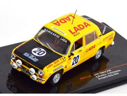 LADA 1600 R #20 S.BRUNDZA-A.GIRDAUSKAS ACROPOLIS RALLY 1978 IXO 1/43°