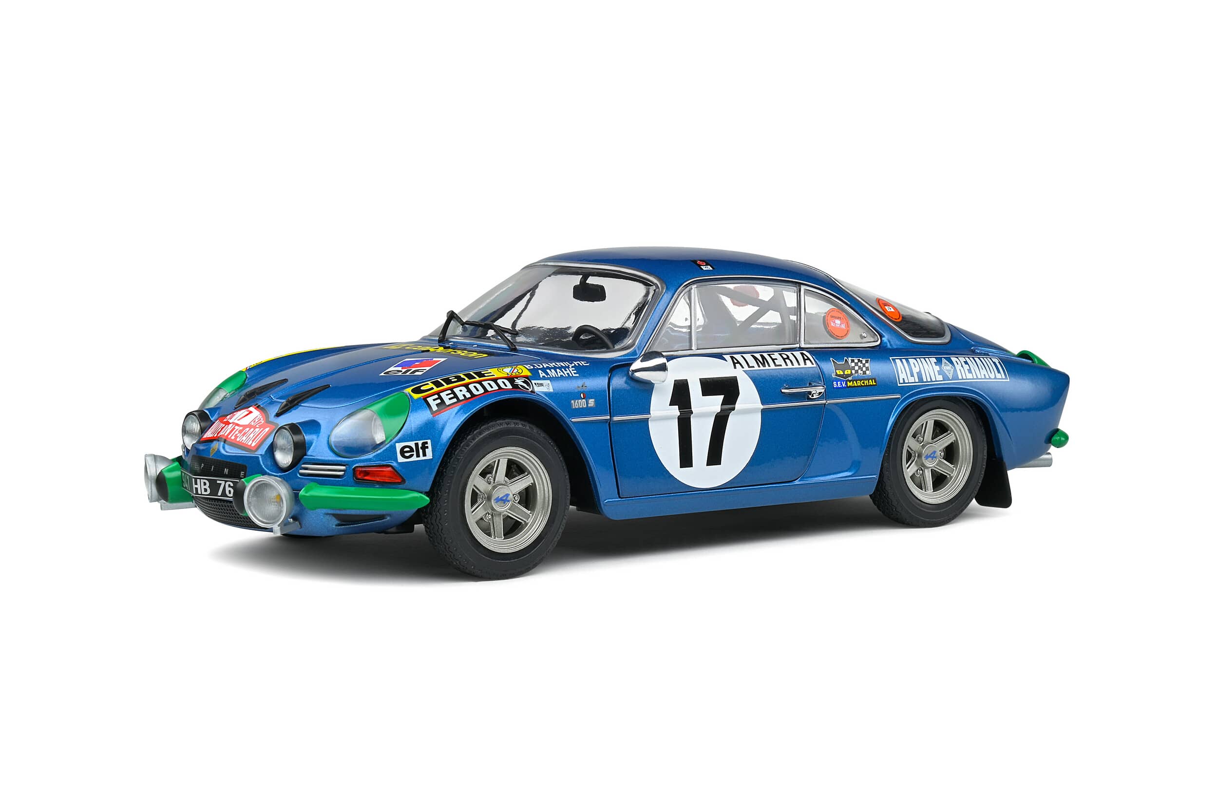 ALPINE A110 N°17 MONTE CARLO 1972 SOLIDO 1//18°
