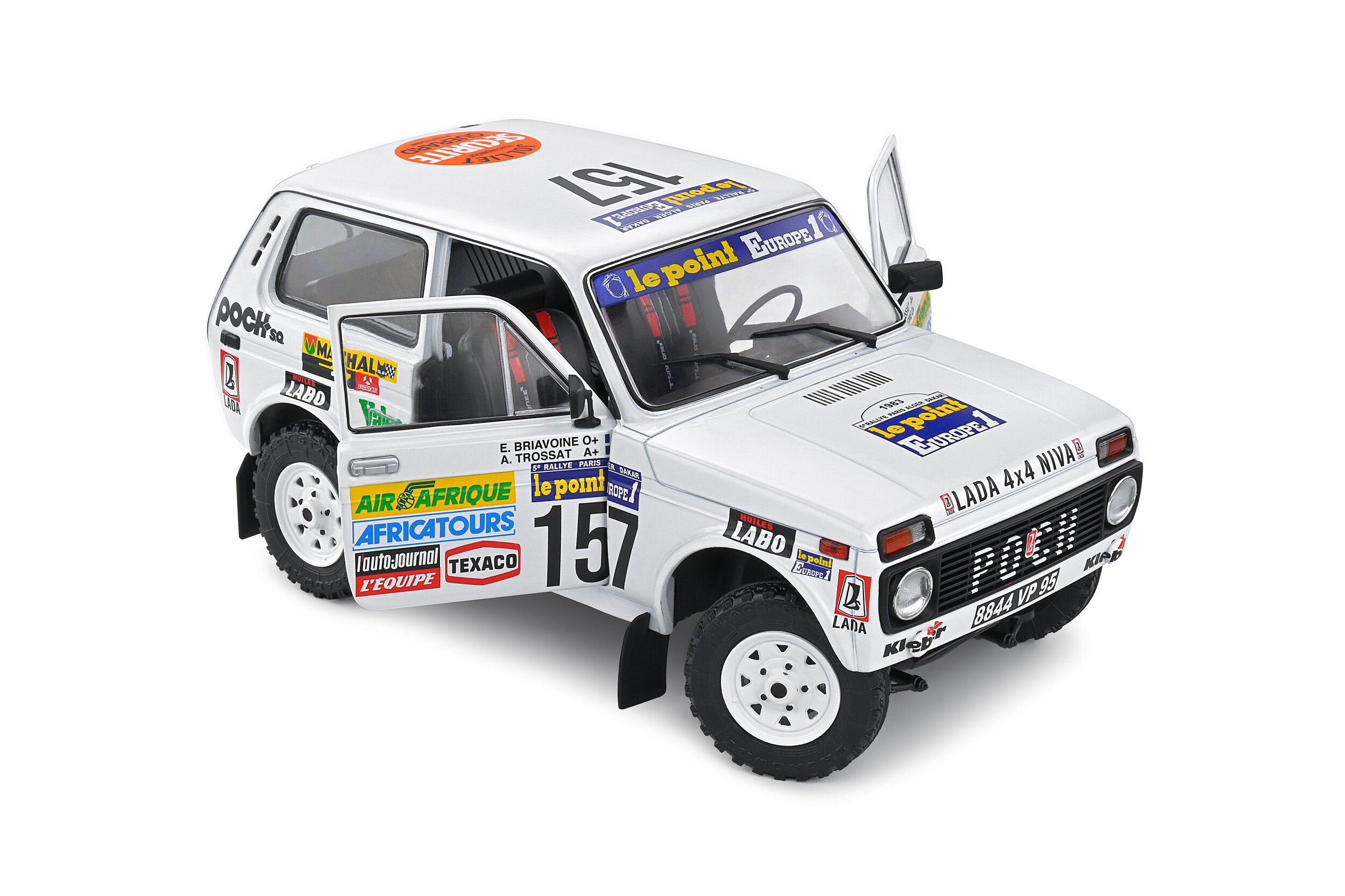 LADA NIVA PARIS-DAKAR TROSSAT / BRIAVOINE 1983 SOLIDO 1/18°