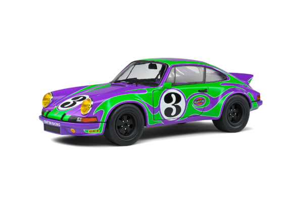 PORSCHE 911 RSR - RSR - PURPLE HIPPY TRIBUTE - 1973 SOLIDO 1/18°