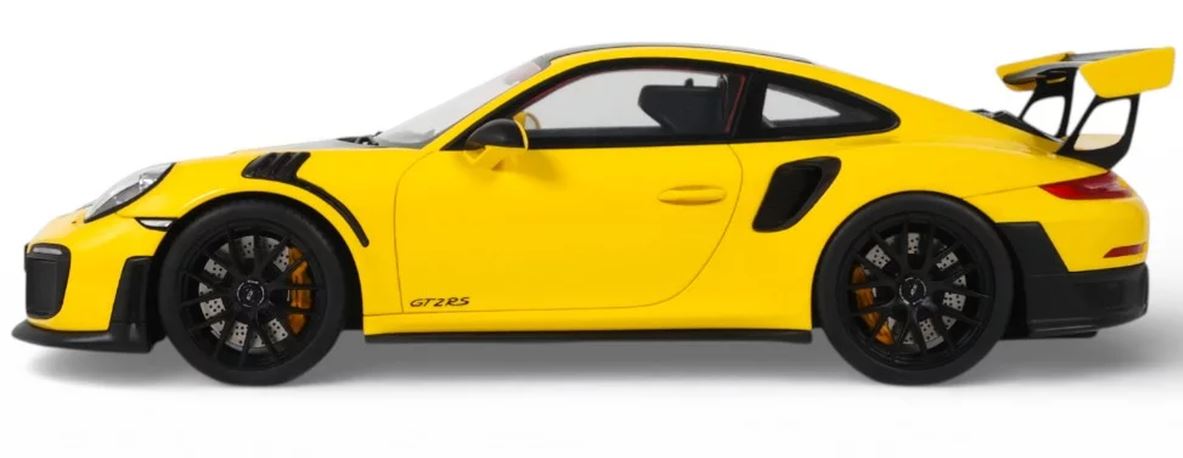 Porsche 911 GT2 RS 991.2 Nurburgring Lap Record Yellow GT Spirit 1/18