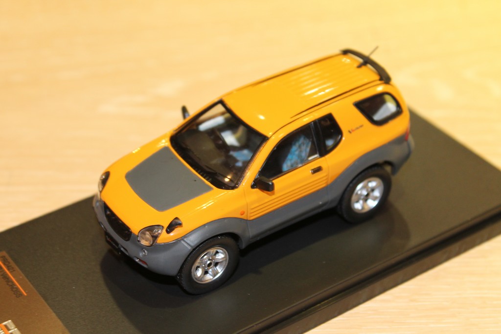 1:43 PremiumX Isuzu VehiCROSS 1997 yellow