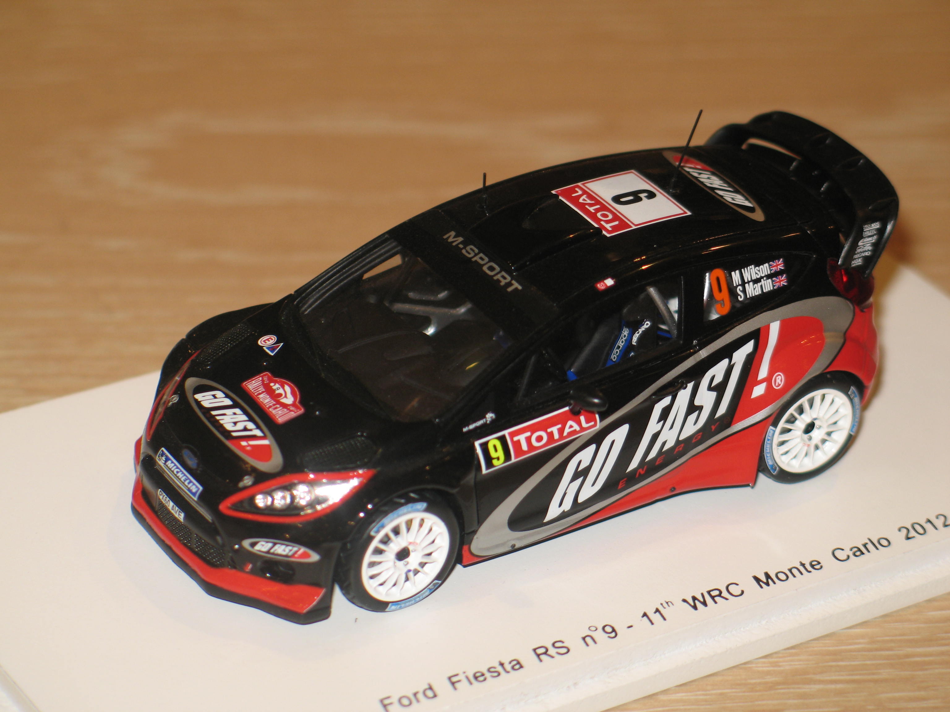 FORD FIESTA RS WRC N°9 MC2012 SPARK 1/43°