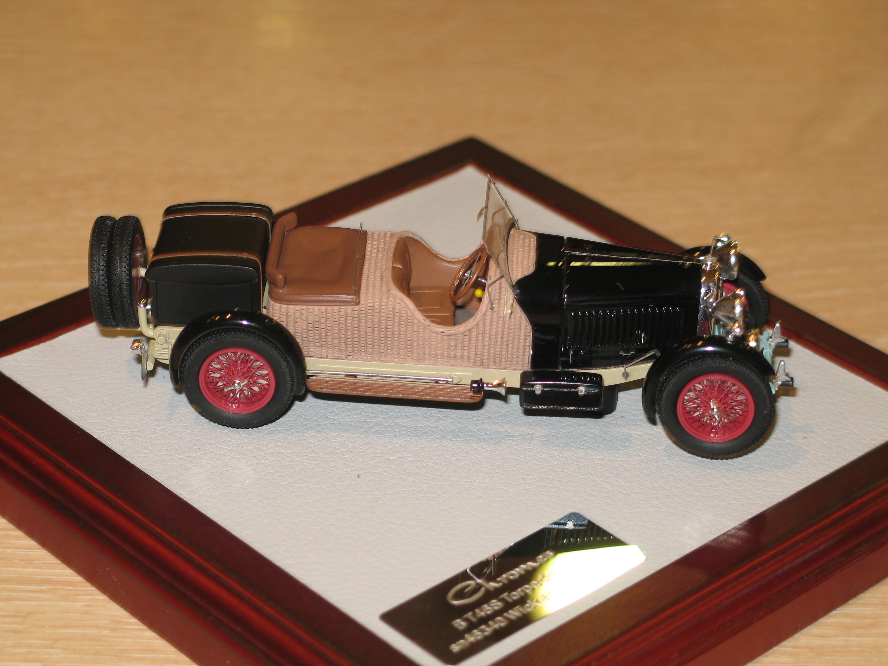 BUGATTI T46S WICKER LA FARBIE 1929 CHROMES 1/43°