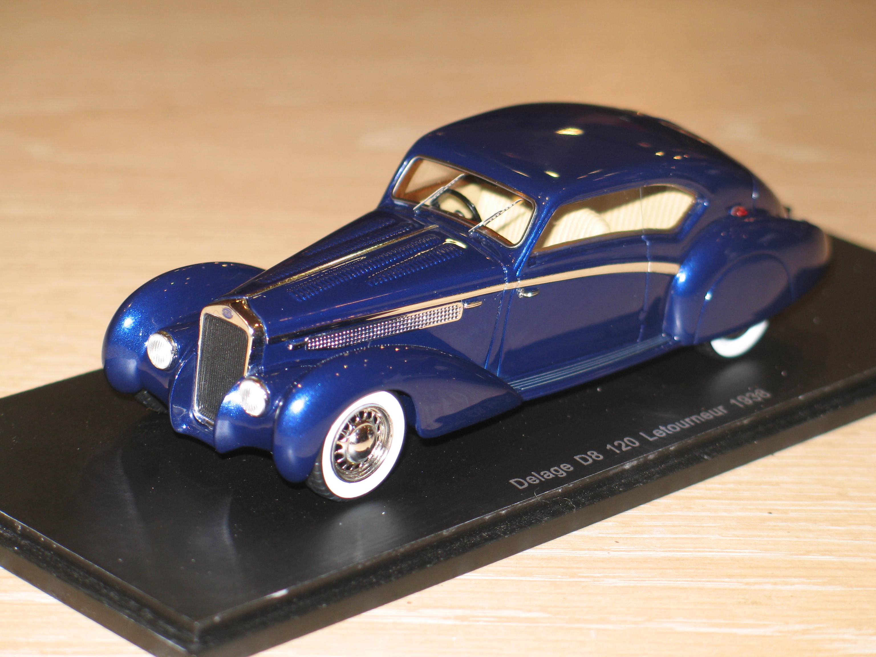 DELAGE D8 120 LETOURNEUR 1938 SPARK 1/43°