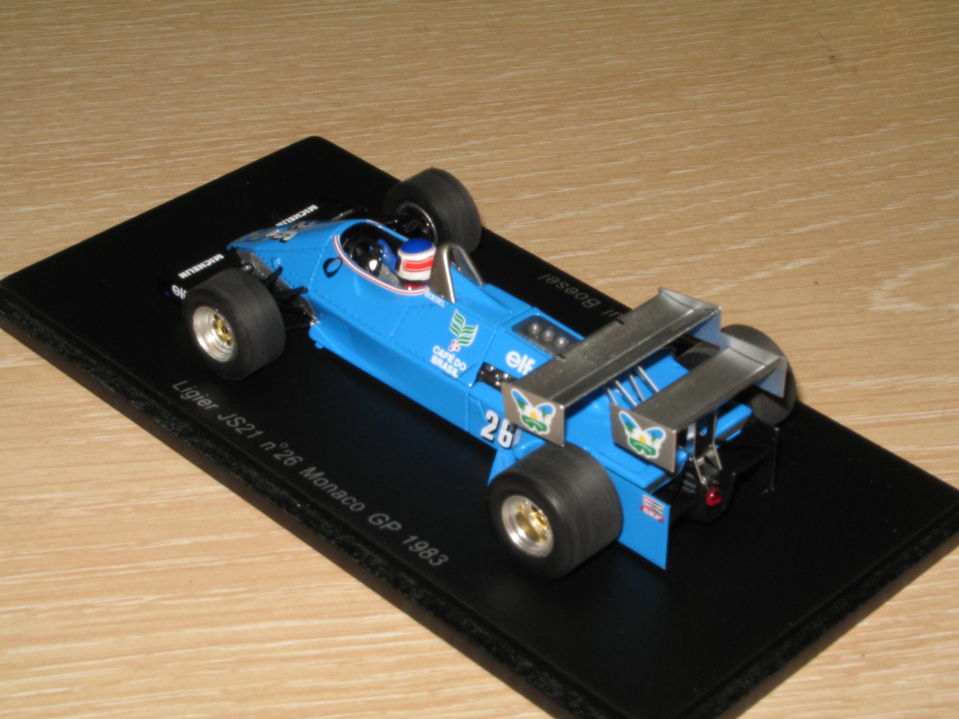 LIGIER JS21 MONACO 1983 BOESEL SPARK 1/43°