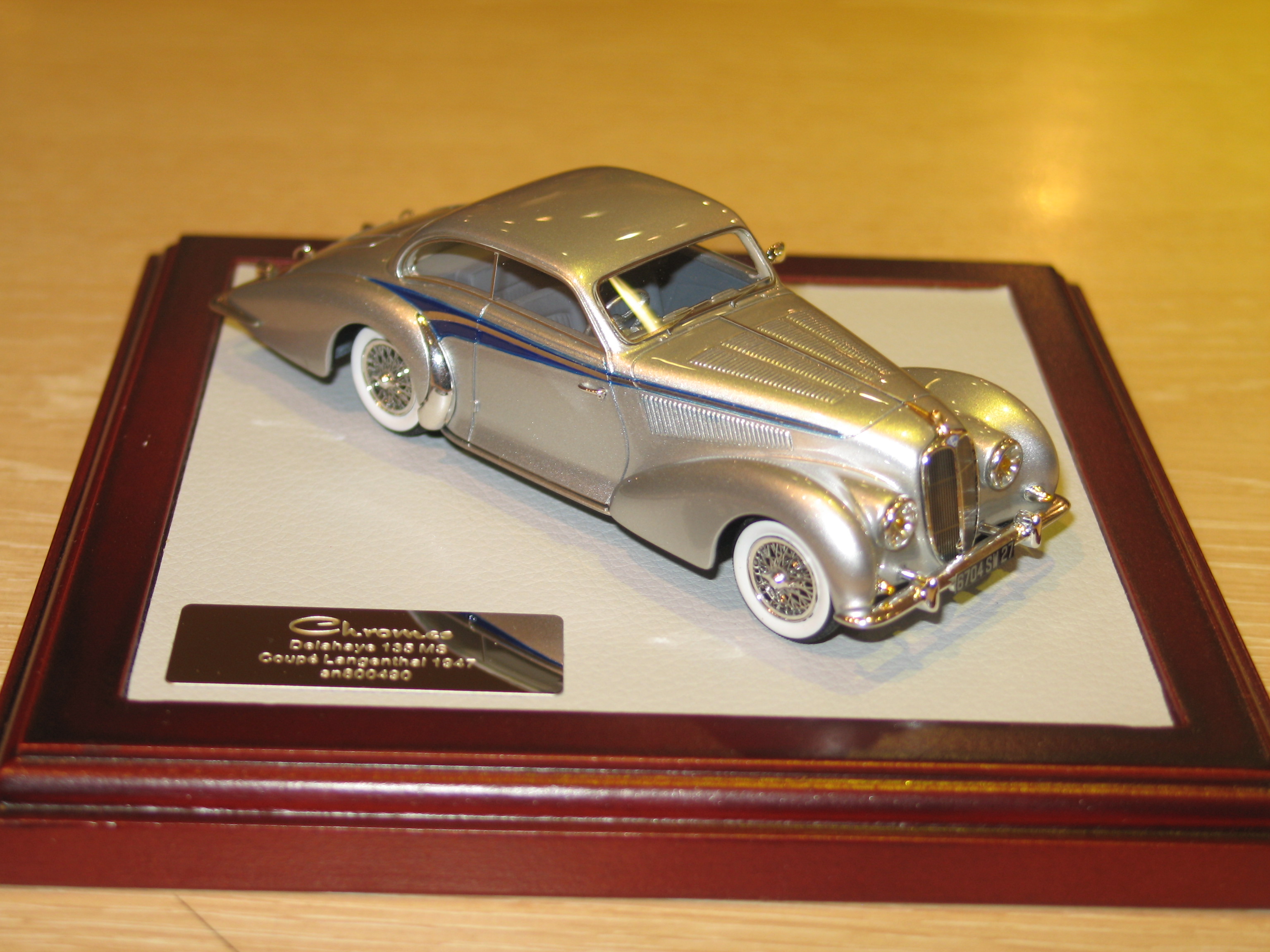 DELAHAYE 135MS LAGONTHAL 1947 CHROMES 1/43°