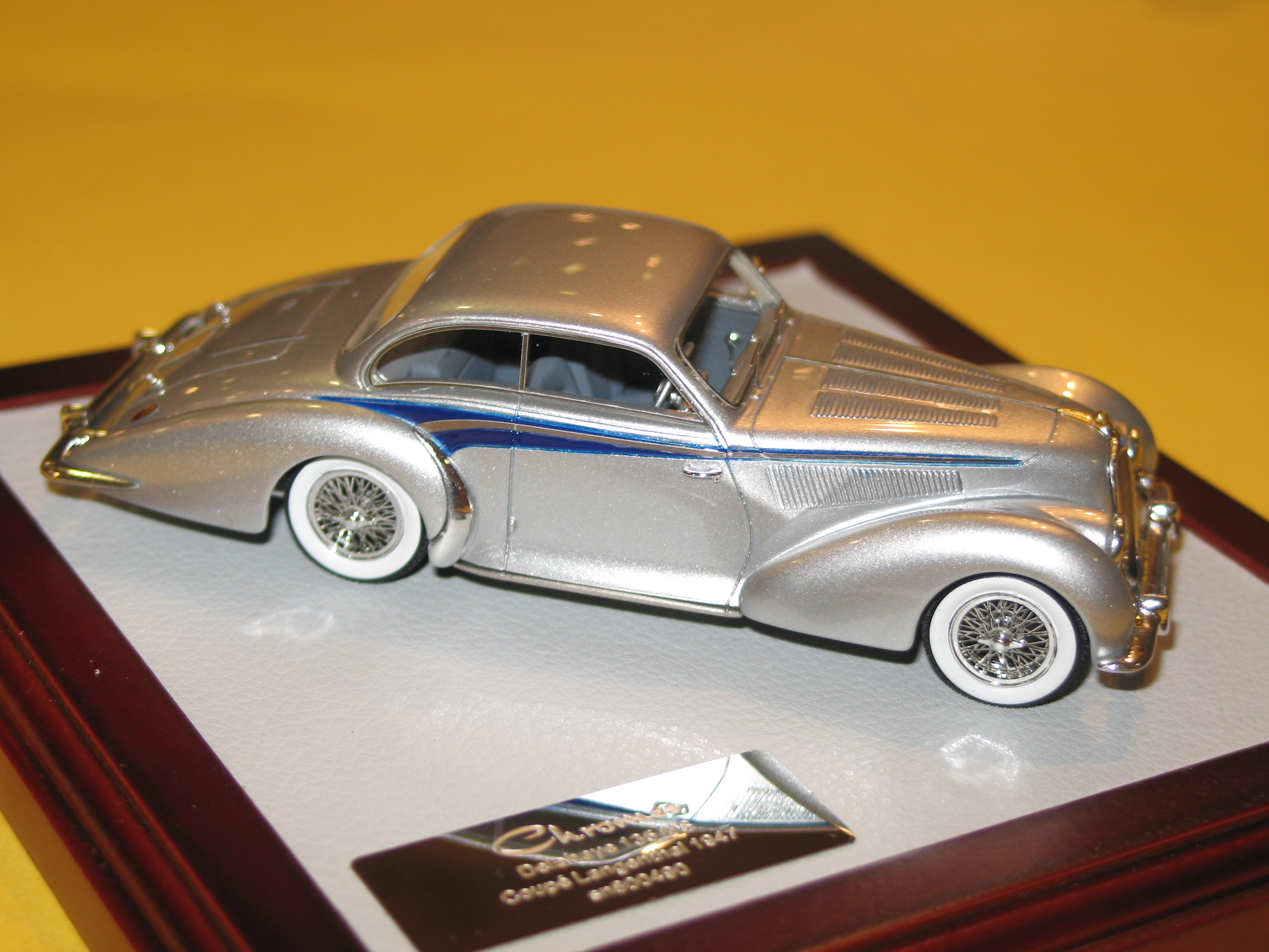 DELAHAYE 135MS LAGONTHAL 1947 CHROMES 1/43°