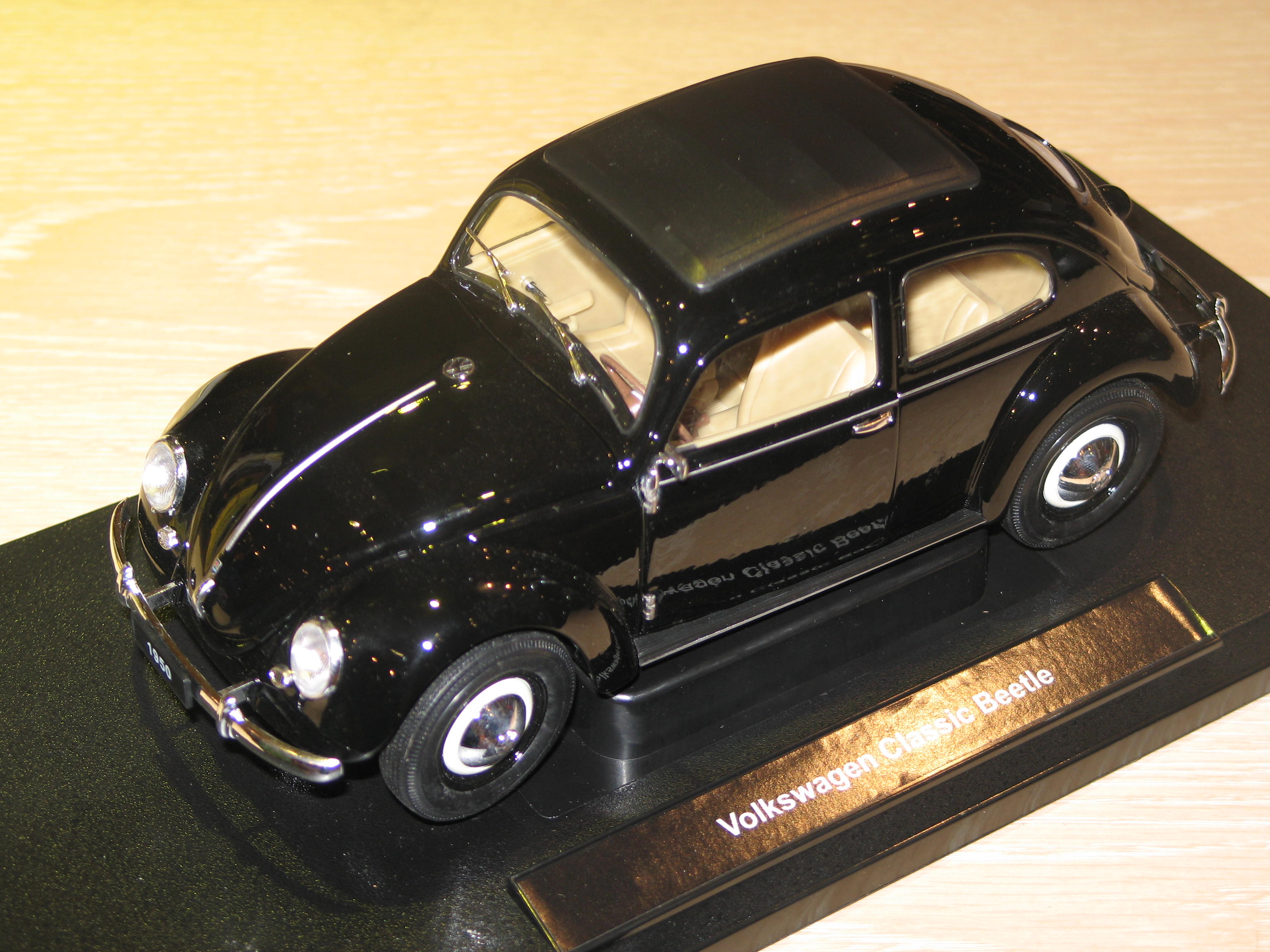 VW COX CLASSIC 1950 NOIR WELLY 1/18°