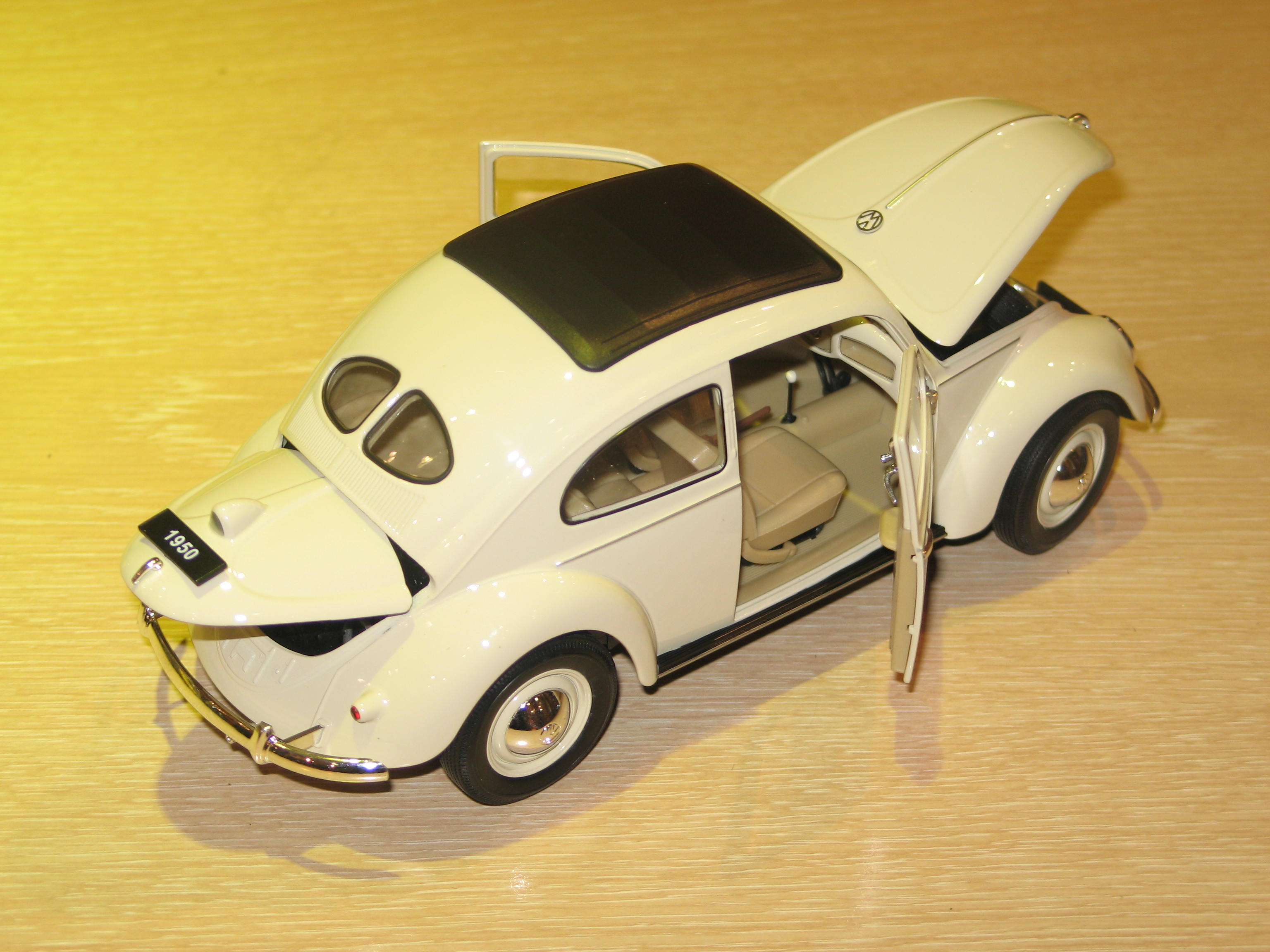 VW COX CLASSIC 1950 BEIGE WELLY 1/18°