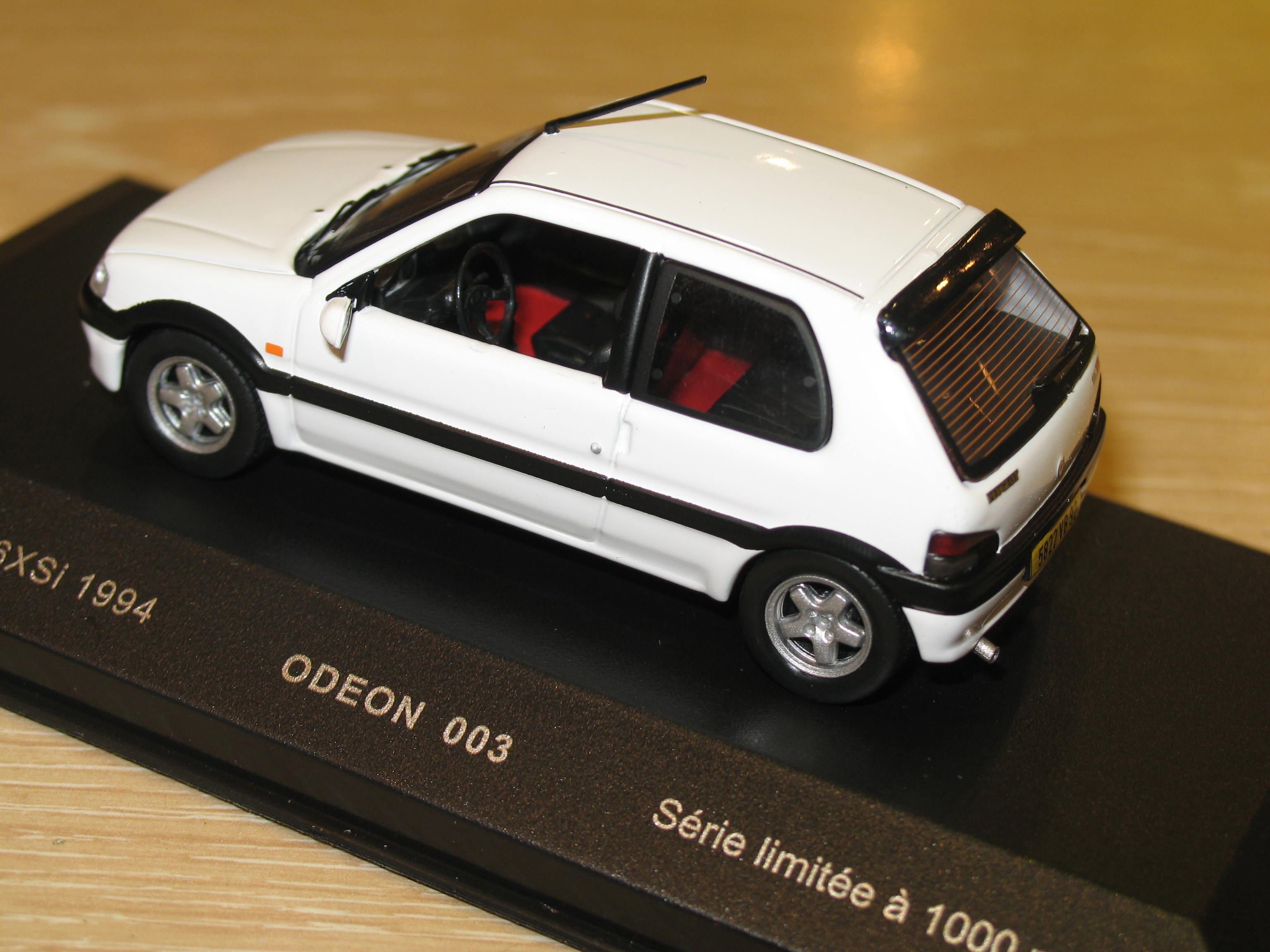 peugeot 106 rallye miniature